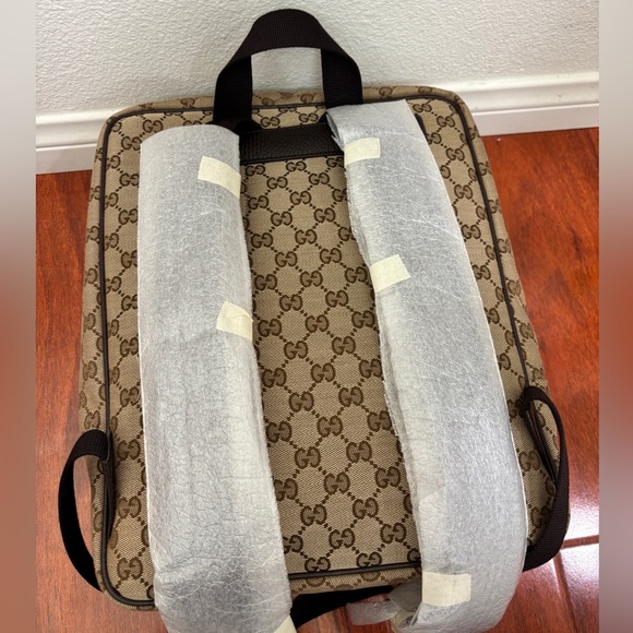 (GUCCI) Canvas Rucksack Backpack - Picture 4 of 6
